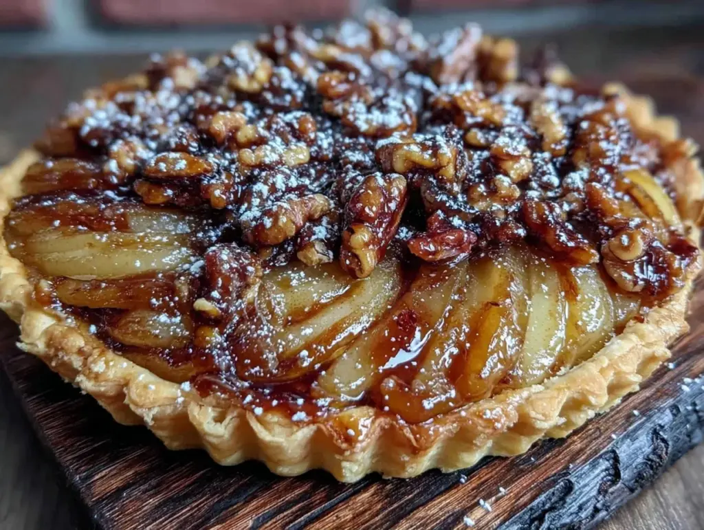Erntedankfest Birnen-Walnuss Tarte - featured image