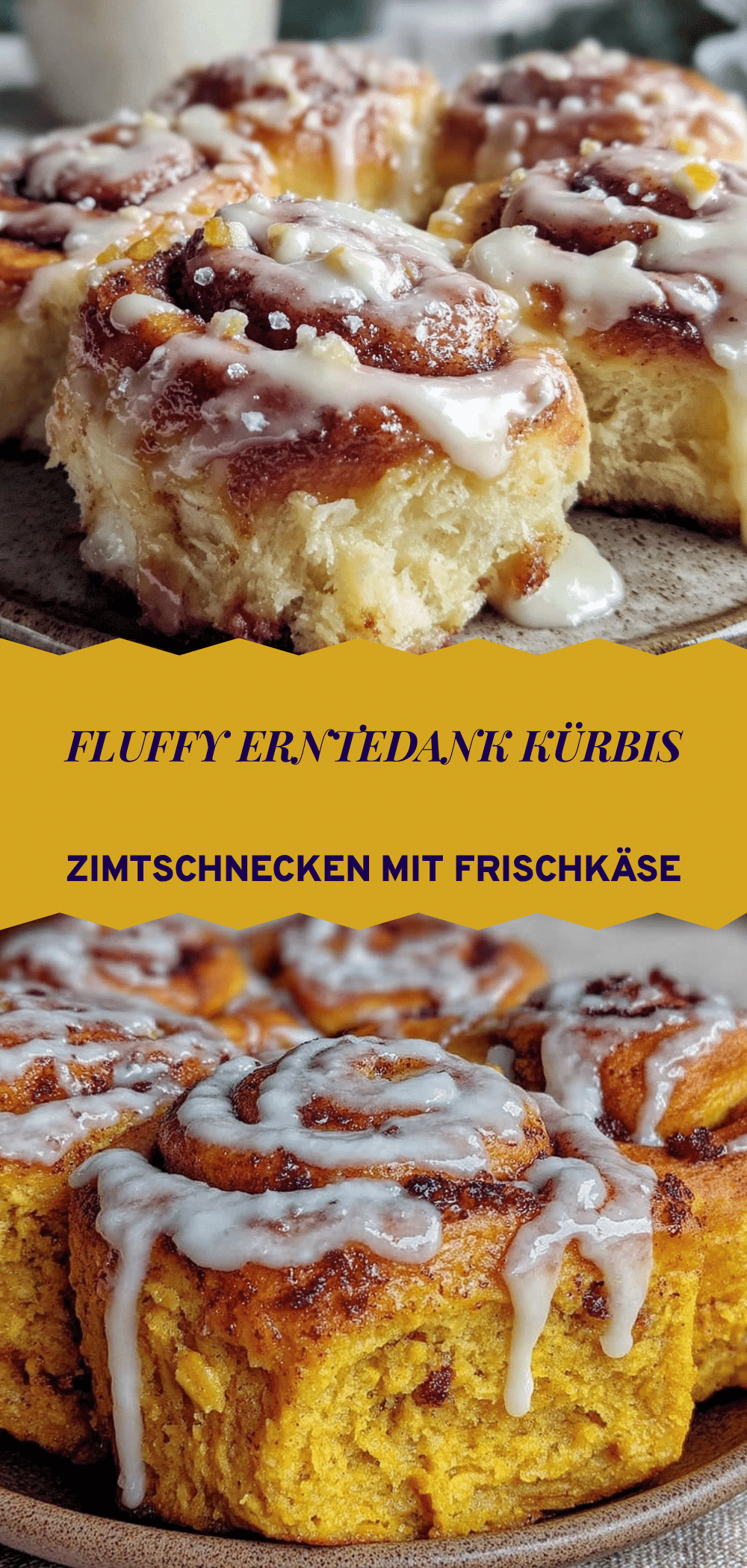 Erntedankfest Kürbis-Zimtschnecken: 10 Min. Easy Rezept 5 Erntedankfest Kürbis-Zimtschnecken recipe