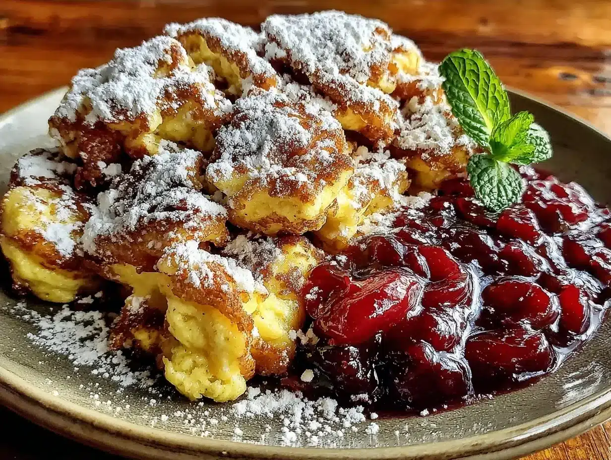 Fluffiger Kaiserschmarrn: 5pm Rettung in 10 Min 4 fluffiger Kaiserschmarrn preparation steps