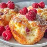 Frischkäse-Muffins mit Himbeeren - featured image