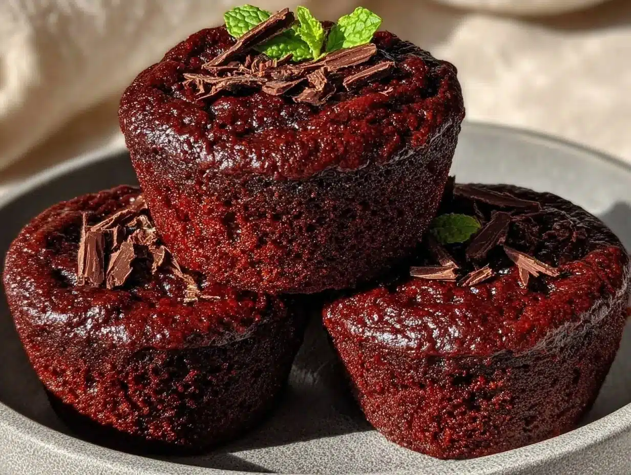 Glutenfreie Schoko-Muffins: 20 Min. Quick Fix 4 glutenfreie Schoko-Muffins preparation steps