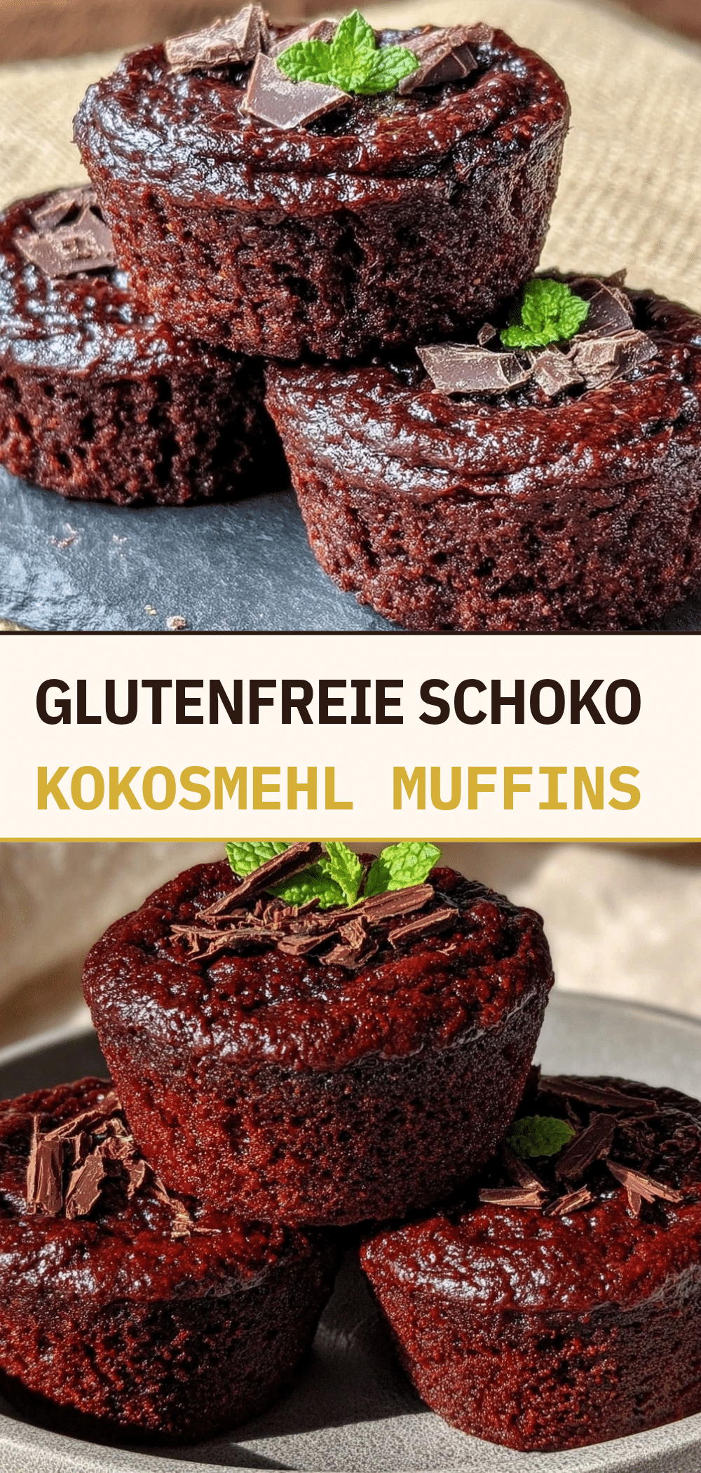 Glutenfreie Schoko-Muffins: 20 Min. Quick Fix 5 glutenfreie Schoko-Muffins recipe