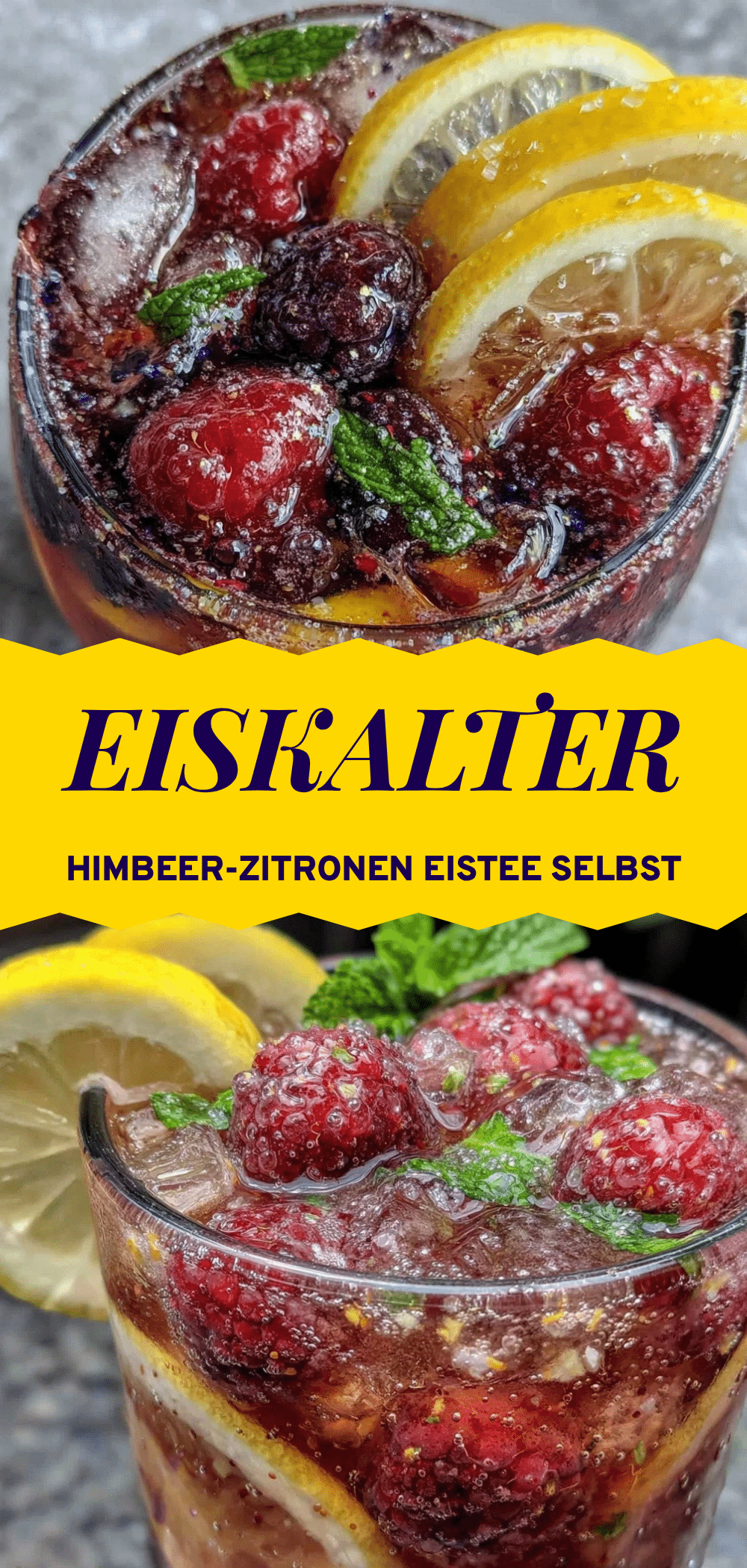 Himbeer-Zitronen Eistee: Easy 10-Minuten Rezept 5 Himbeer-Zitronen Eistee recipe