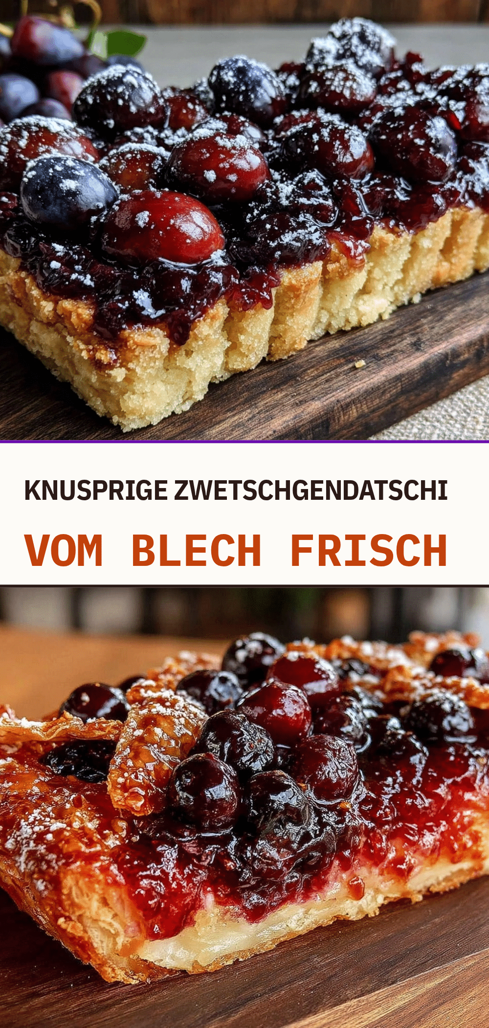 Knusprige Zwetschgendatschi: 15 Min. Einfache Zwetschgenkuchen Idee 5 knusprige Zwetschgendatschi recipe