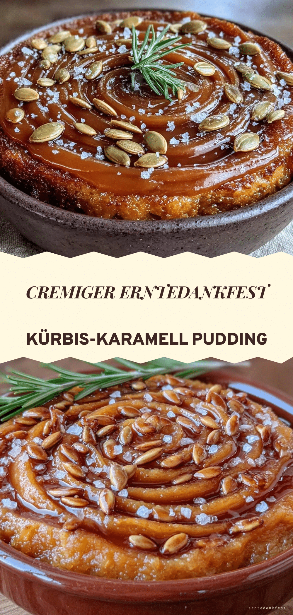 Cremiger Erntedankfest Kürbis-Karamell Pudding: 15 Min. Dinner 5 Kürbis-Karamell-Pudding recipe