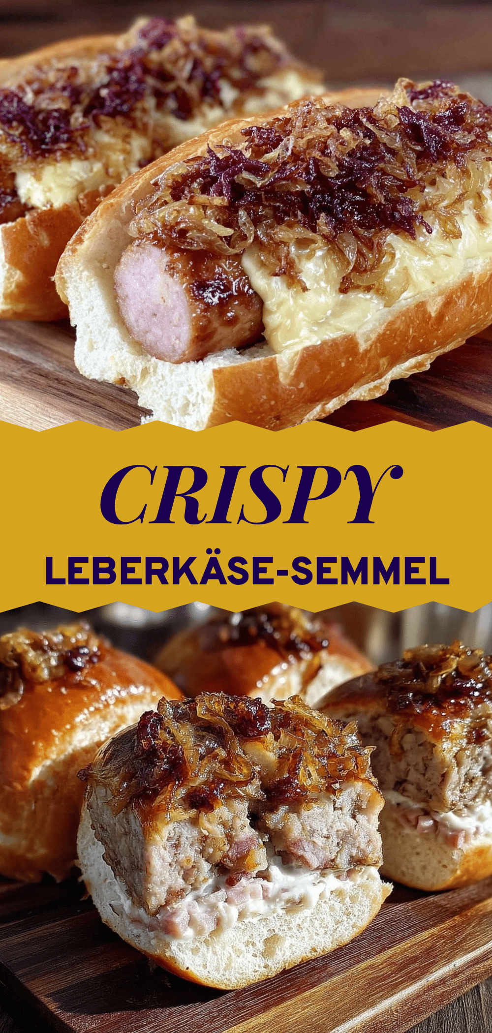 Leberkäse-Semmel mit Röstzwiebeln: 15 Min Dinner 5 Leberkäse-Semmel mit Röstzwiebeln recipe