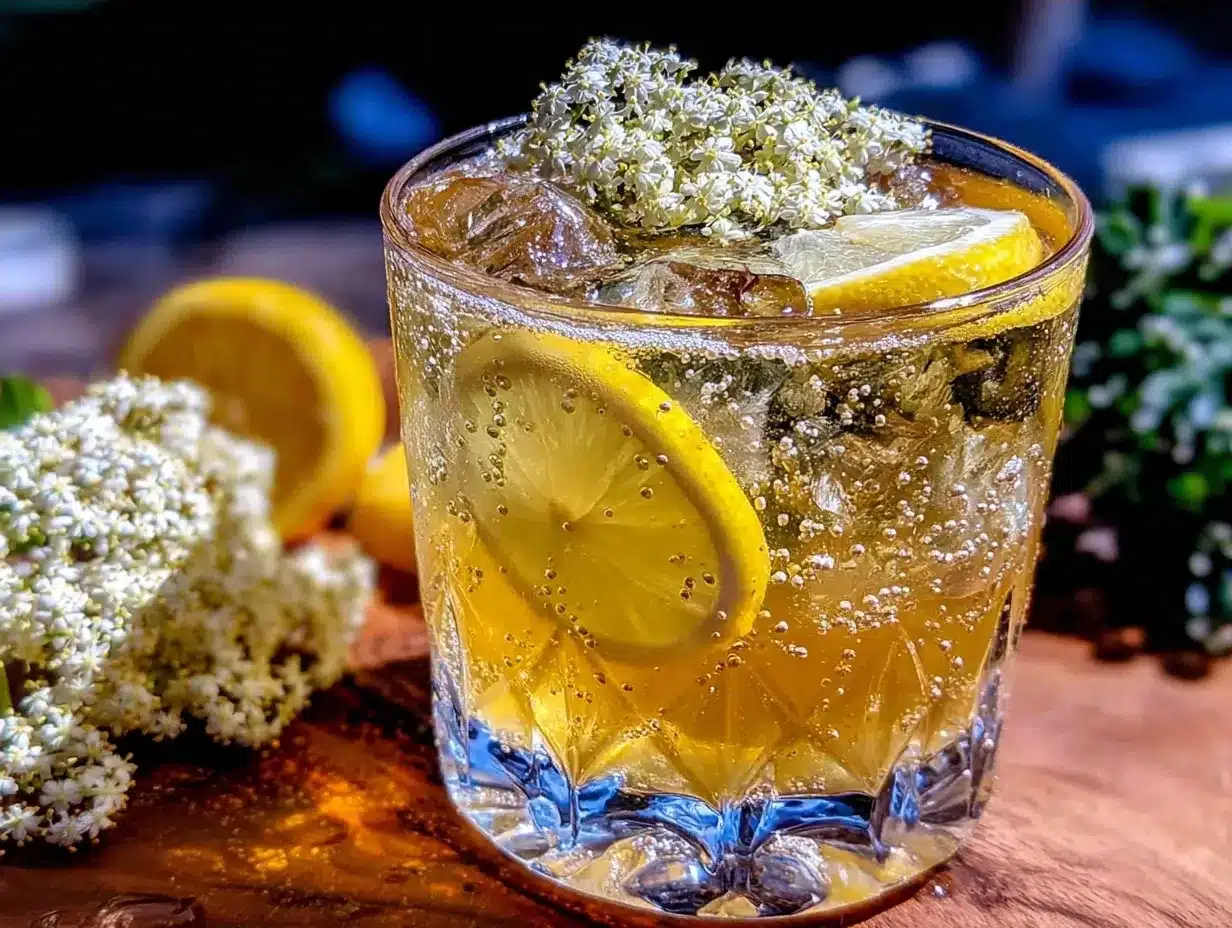 Leichte Holunderblüten Schorle: Der perfekte 5-Minuten Sommerdrink 4 leichte Holunderblüten Schorle preparation steps