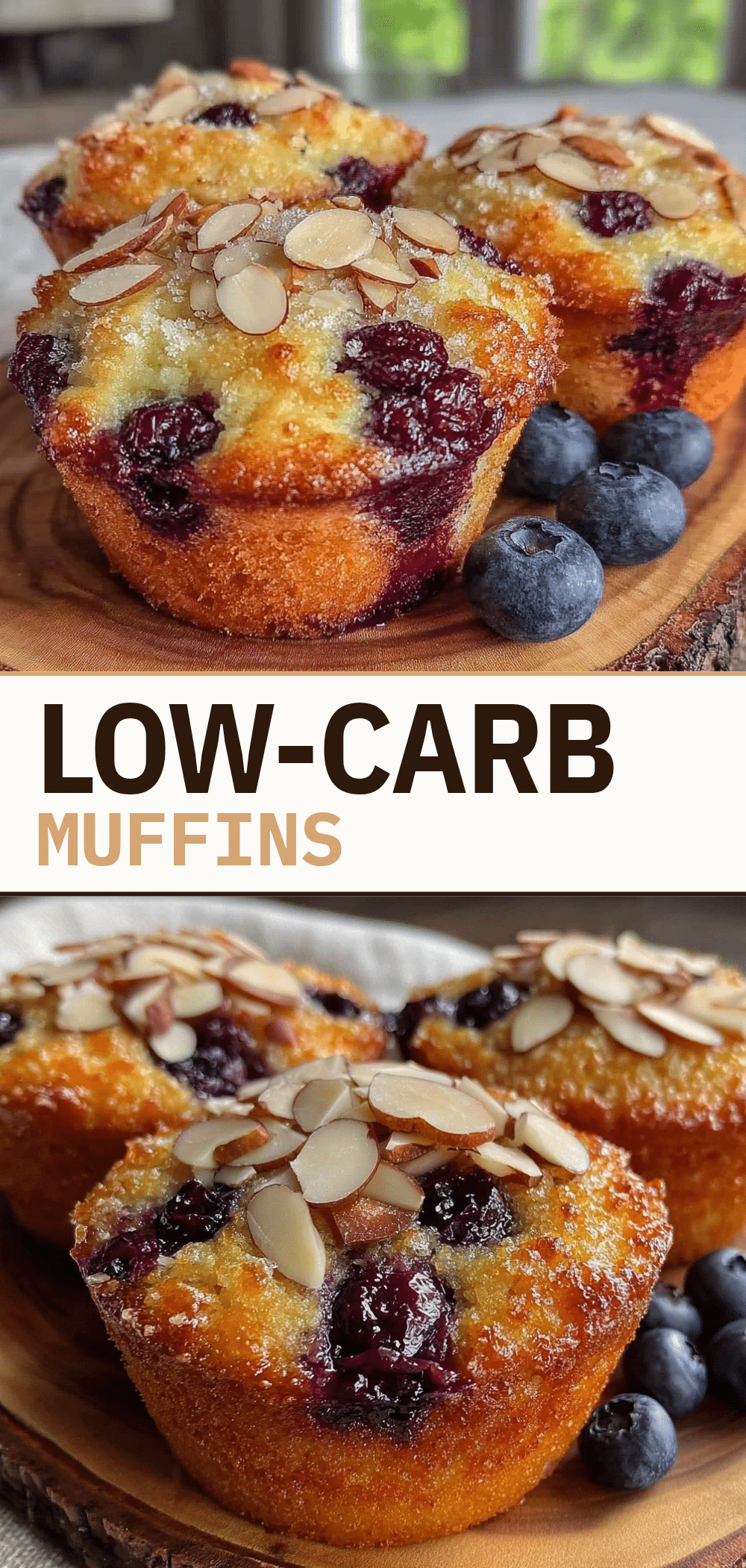 Low-Carb Blaubeer-Mandel Muffins: Quick & Einfach 5 Low-Carb Blaubeer-Mandel Muffins recipe
