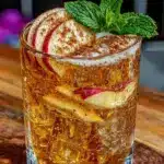 Oktoberfest Apfelschorle mit Zimt - featured image