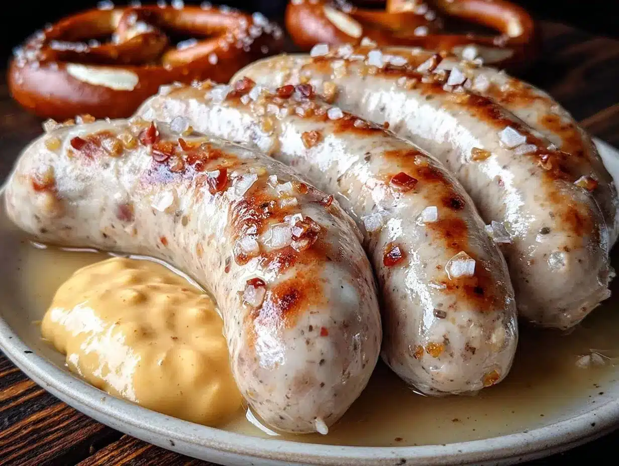 Oktoberfest Weißwurst in 15 Min: Super Easy 4 Oktoberfest Weißwurst preparation steps