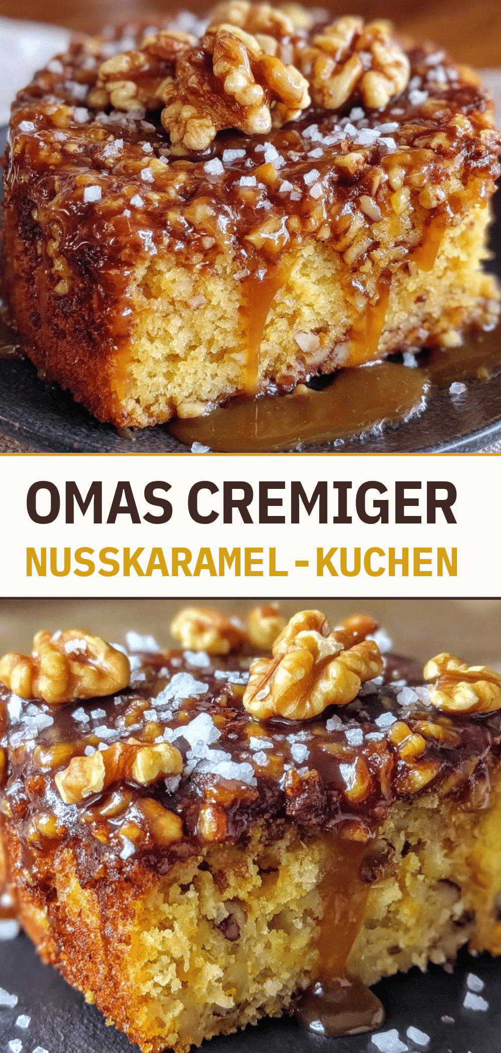 Omas Nusskuchen mit Karamellglasur: Das 5pm-Rettungsgericht 5 Omas Nusskuchen mit Karamellglasur recipe