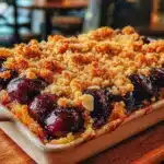 Pflaumenkuchen mit Mandelstreuseln - featured image