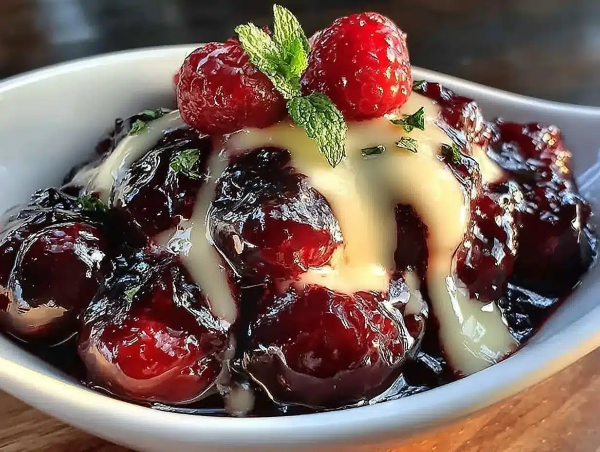 Rote Grütze: 5-Minuten Nachtisch für faule Abende 4 Rote Grütze preparation steps