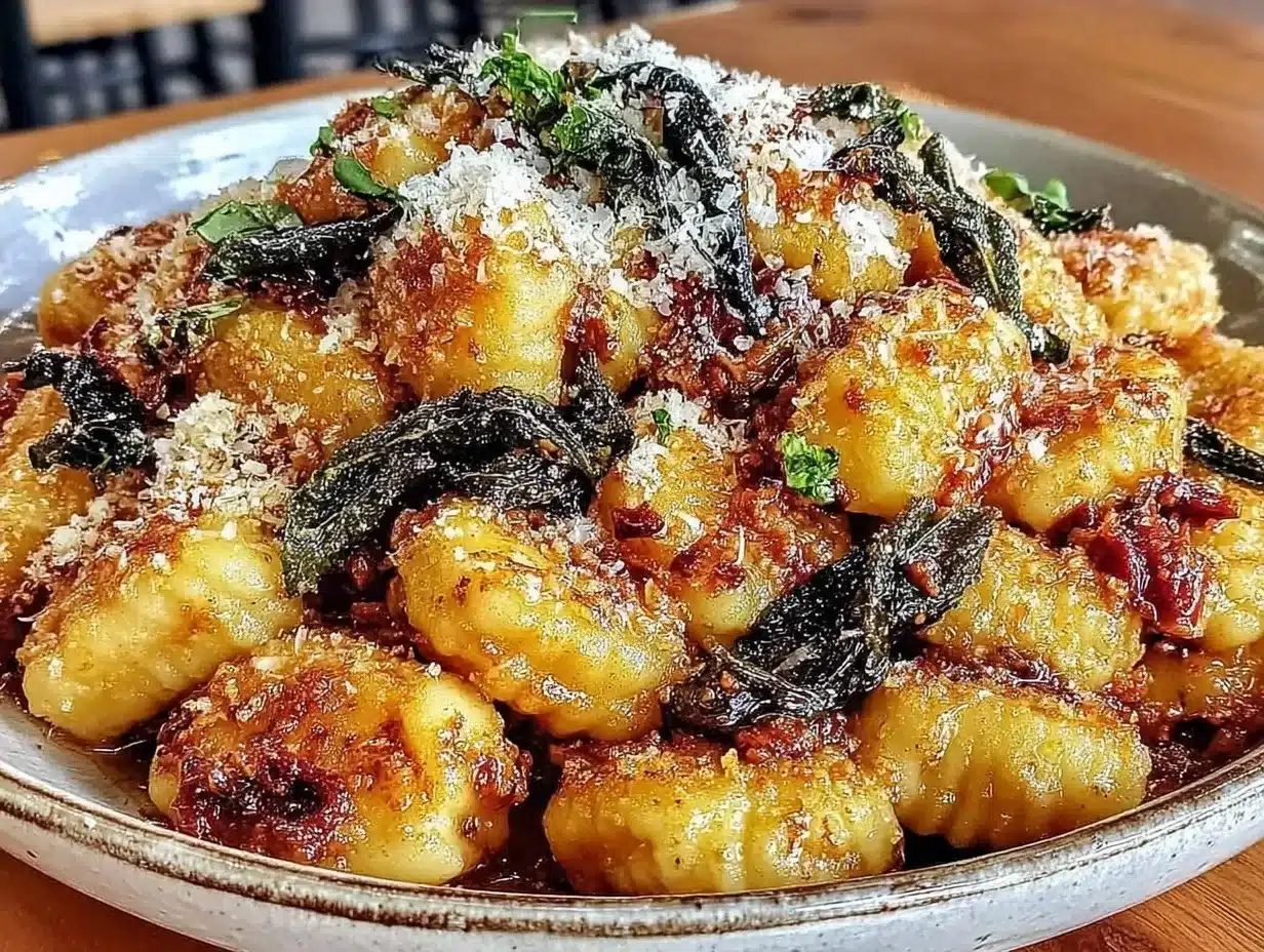 Schnelle Kürbis-Gnocchi mit Salbei: Perfekt für stressfreie Herbstabende 4 Schnelle Kürbis-Gnocchi mit Salbei preparation steps