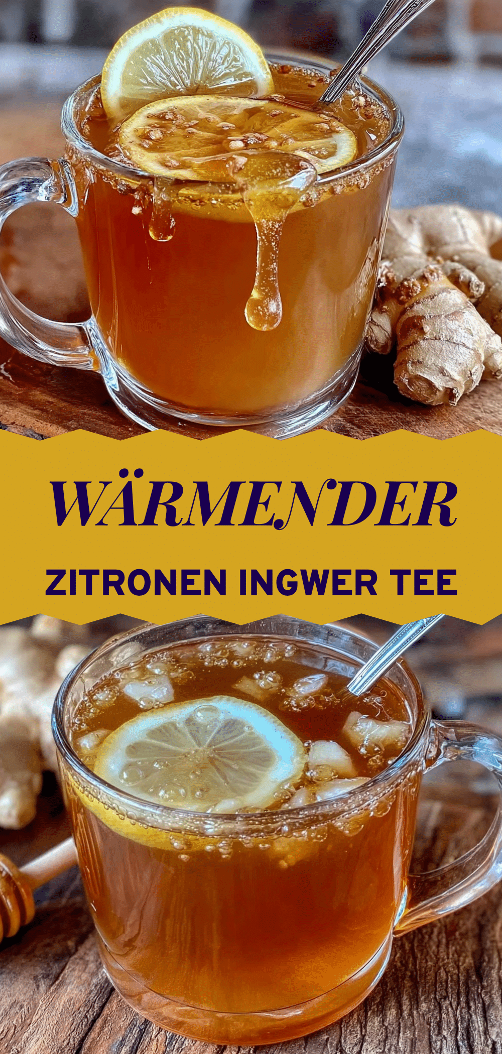 Zitronen-Ingwer Tee: Der perfekte 5-Minuten Wintertee 5 Zitronen-Ingwer Tee recipe
