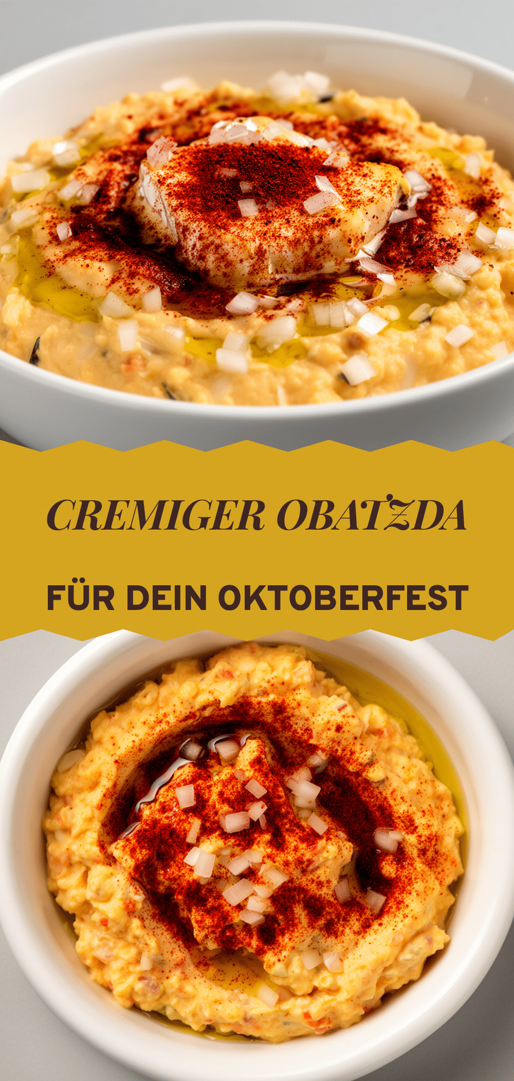 Oktoberfest Obatzda: Cremiger Camembert-Aufstrich in 5 Min 5 Oktoberfest Obatzda recipe