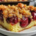 Bäcker-artiger Zwetschgenkuchen mit Streuseln - featured image