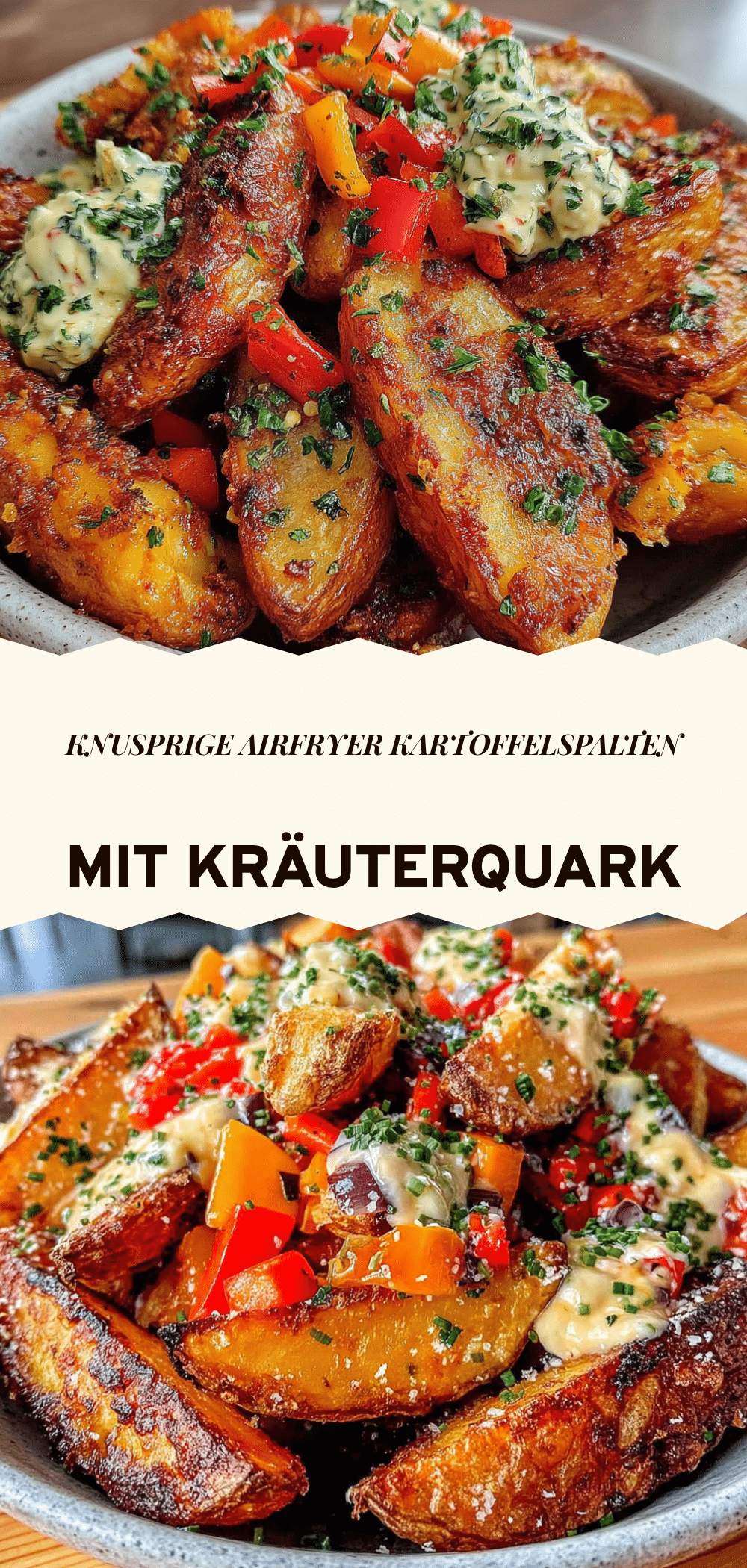 Knusprige Airfryer Kartoffelspalten: Der beste saisonale Airfryer-Rezept 5 Knusprige Airfryer Kartoffelspalten mit Paprika recipe