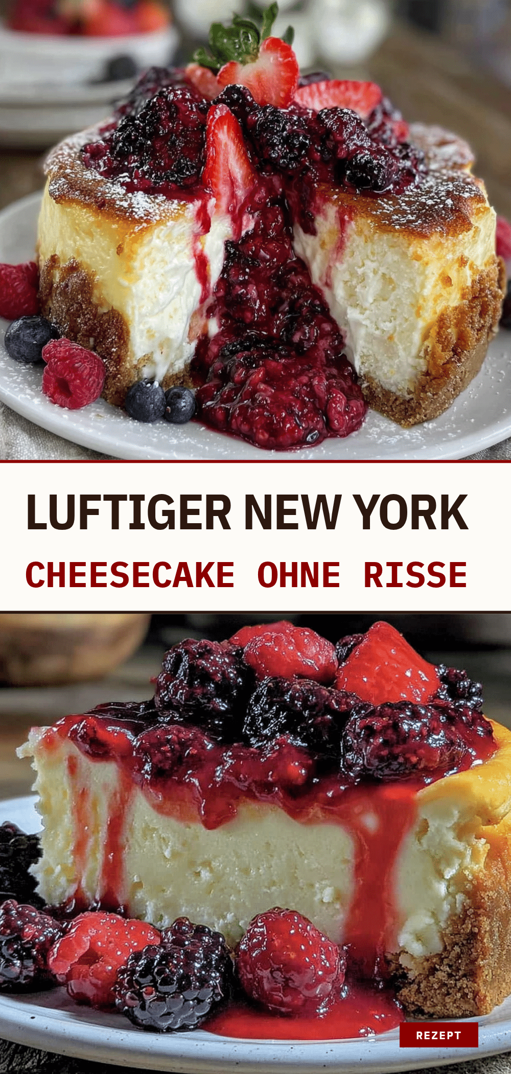 New York Cheesecake: Perfect & luftig ohne Risse 5 New York Cheesecake recipe