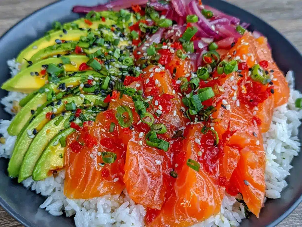 Sushi Bowl mit Lachs: Die traditionelle Art wie bei Oma 4 Sushi Bowl mit Lachs preparation steps